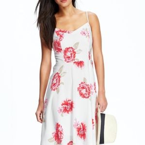Old Navy floral poplin dress -  S